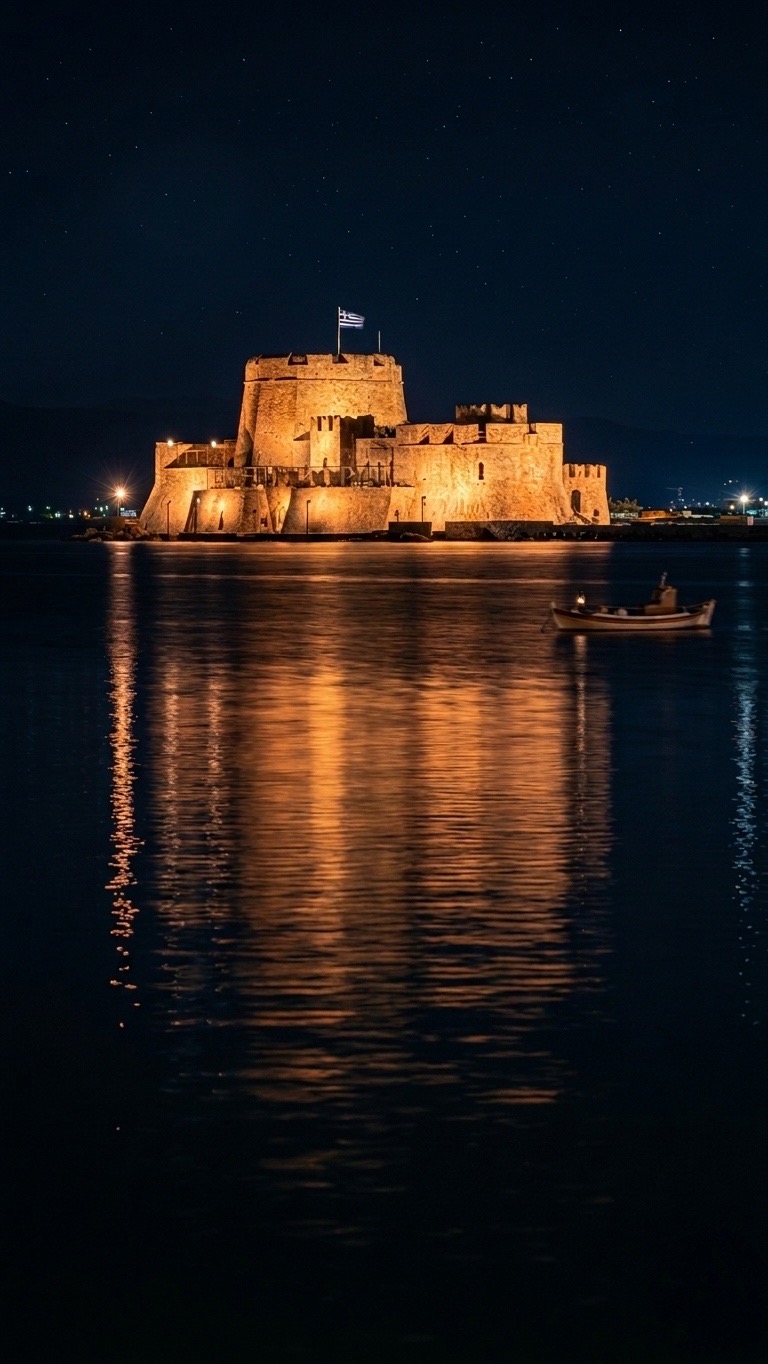 Castillo Bourtzi, en Nauplia